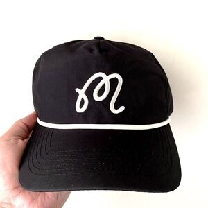 Malbon Golf M Script Nylon Rope Hat